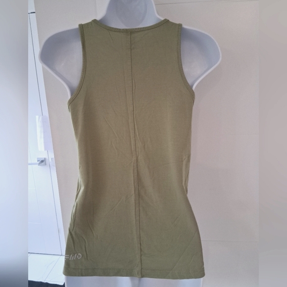 Friday FWD/ Green Women's Tank Top/ Side Slits/ Size US XS - Picture 9 of 11